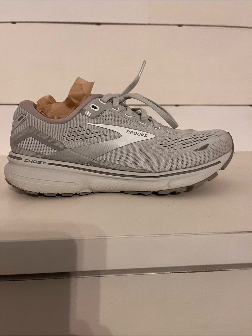Brooks Ghost 15 Women's ~8.5 Gray Running Shoes Sneakers